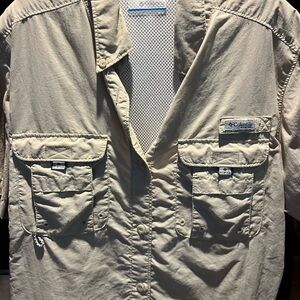 Columbia Men's Beige Shirt Jacket